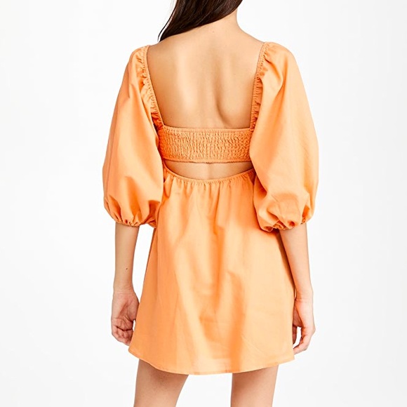 Charlie Holiday Sonny Dress (Papaya color, size small) - Picture 2 of 4